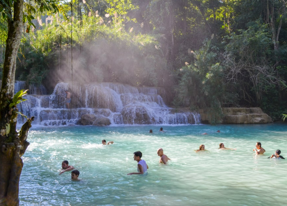 Kuang Si waterfall